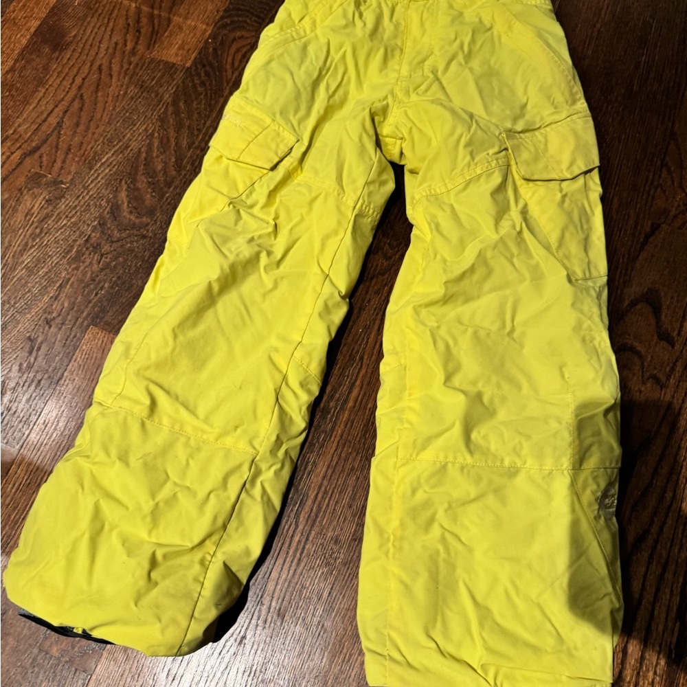 Billabong Yellow Snow Pants with Waterproof Material and Comfortable Fit